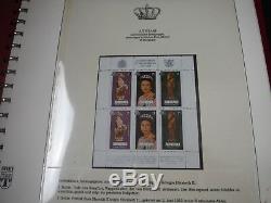 25th Anniversary Qe Coronation Complete Stamp Collection Mnh X2 Lindner Albums