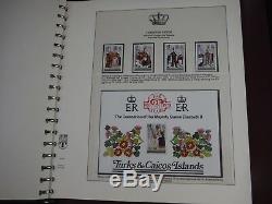25th Anniversary Qe Coronation Complete Stamp Collection Mnh X2 Lindner Albums