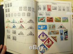 2800+ worldwide stamp 1840s-1970 collection Harris Standard Album M-Z countries