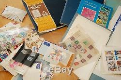 2996 Old Stamp Albums Job Lot Collection G. B Also World Wide Lots To Sort