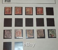 2996 Old Stamp Albums Job Lot Collection G. B Also World Wide Lots To Sort