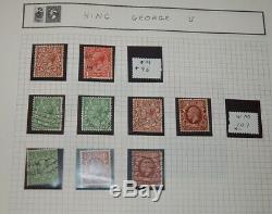 2996 Old Stamp Albums Job Lot Collection G. B Also World Wide Lots To Sort