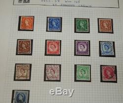 2996 Old Stamp Albums Job Lot Collection G. B Also World Wide Lots To Sort