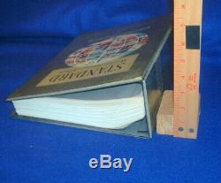 3 Big Books Standard World Stamp Albums Collection H E Harris Many Many Stamps
