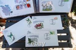 3 Stamp Albums 130+ FDC Ltd. Edition Collection Fleetwood/National Audubon Socie