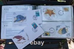 3 Stamp Albums 130+ FDC Ltd. Edition Collection Fleetwood/National Audubon Socie