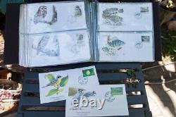 3 Stamp Albums 130+ FDC Ltd. Edition Collection Fleetwood/National Audubon Socie