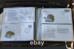 3 Stamp Albums 130+ FDC Ltd. Edition Collection Fleetwood/National Audubon Socie