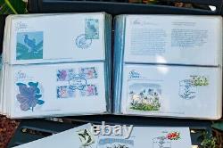 3 Stamp Albums 130+ FDC Ltd. Edition Collection Fleetwood/National Audubon Socie