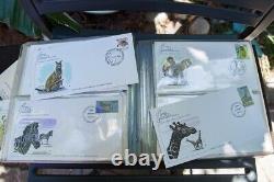 3 Stamp Albums 130+ FDC Ltd. Edition Collection Fleetwood/National Audubon Socie