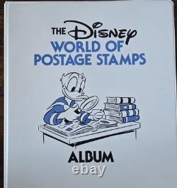 4 Disney Postage Stamp Album The World of Disney Collection With 238 Stamps