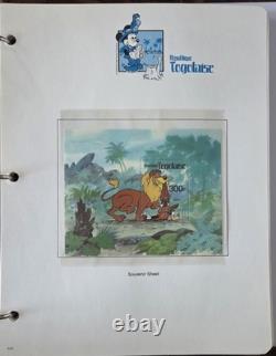 4 Disney Postage Stamp Album The World of Disney Collection With 238 Stamps