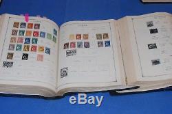 4 volume 1840-1959 Scott International Blue Stamp Collection Album A-Z nice