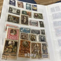 400 Mixed Vtg. Stamp Album- Most USSR/Czechoslovakia+ Bulgaria. A DEAL- LOOK