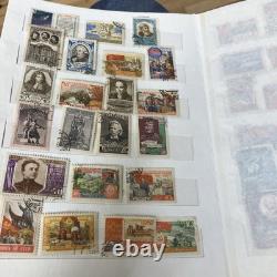 400 Mixed Vtg. Stamp Album- Most USSR/Czechoslovakia+ Bulgaria. A DEAL- LOOK