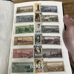 400 Mixed Vtg. Stamp Album- Most USSR/Czechoslovakia+ Bulgaria. A DEAL- LOOK