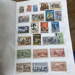 400 Mixed Vtg. Stamp Album- Most USSR/Czechoslovakia+ Bulgaria. A DEAL- LOOK