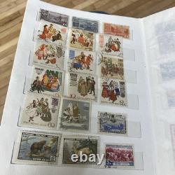 400 Mixed Vtg. Stamp Album- Most USSR/Czechoslovakia+ Bulgaria. A DEAL- LOOK