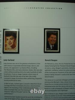405 U. S. Mint NH Stamps in 2006 to 2009 USPS Commemorative Stamp Club Album
