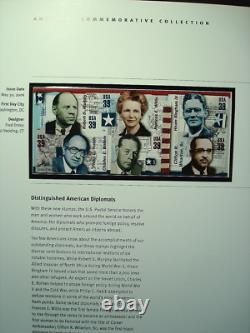 405 U. S. Mint NH Stamps in 2006 to 2009 USPS Commemorative Stamp Club Album