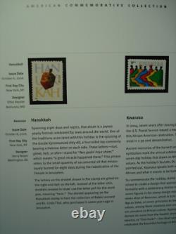 405 U. S. Mint NH Stamps in 2006 to 2009 USPS Commemorative Stamp Club Album