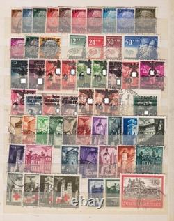 #47 Germany & Area Reich Occupations Wwi Wwii Vintage Album Top Collection