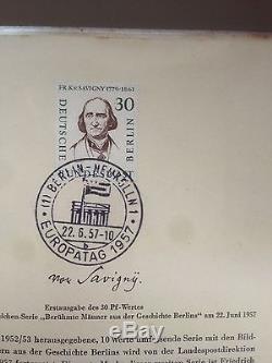 5 Album Ersttagsblatt Collection 1970-80 Germany Post Card with Stamp new