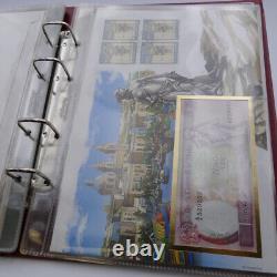 5 Album World Stamps & Banknotes Collection