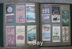 564 Matchbook Covers Beachcraft Album Cigarettes War Bonds Stamps Resorts Gum