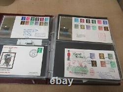 6 Royal Mail Albums With Collection Of GB First Day Covers (100s)