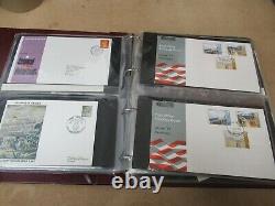 6 Royal Mail Albums With Collection Of GB First Day Covers (100s)