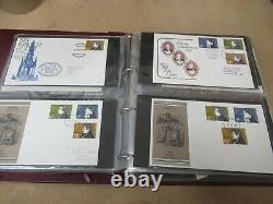 6 Royal Mail Albums With Collection Of GB First Day Covers (100s)