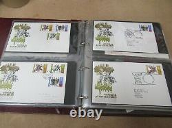 6 Royal Mail Albums With Collection Of GB First Day Covers (100s)