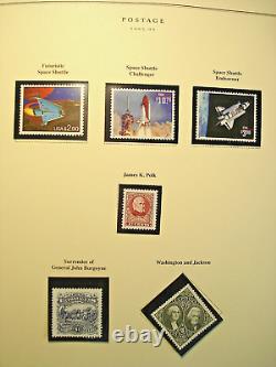 735 U. S. Mint NH Stamps in Scott's National Postage Stamp Album 1995 to 2002