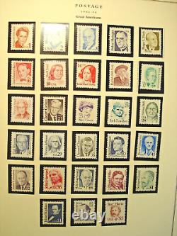 735 U. S. Mint NH Stamps in Scott's National Postage Stamp Album 1995 to 2002