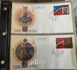 74 Stamps collection album Juegos Olimpicos Moscú 1980