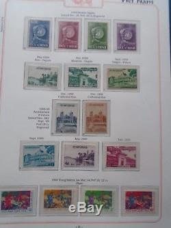 95% Complete Collection Vietnam Mostly Vf Mnh In Nuline Luxe Album