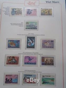95% Complete Collection Vietnam Mostly Vf Mnh In Nuline Luxe Album