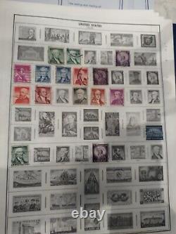 A 64 year stamp collection hundreds of mint new & used stamps (worldwide)
