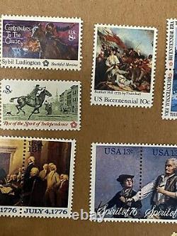 A Heritage Collection of United States Stamps Commemorating the Bicentennial