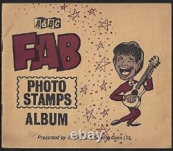 A&bc-popstars Fab Photo Stamps Album+52 Stamps Stuck In All Scanned Beatles