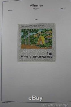 ALBANIA MNH 1980-1998 Partly Complete Stamp Collection Lighthouse Album