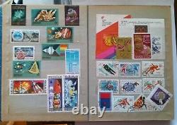 ALBUM STAMPS Soviet Union RUSSIA Collection 270 Pieces USSR 1975-1981