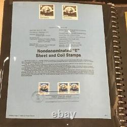 AMERICAN Commemorative 1983-91 Stamp Collection 368 First Day Covers-9 Albums