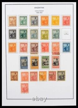 ARGENTINA 1858-2003 MH Used in 2 Albums Better Issues Stamp Collection