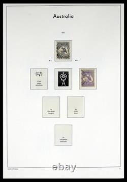 AUSTRALIA 1913-1995 Used with Antartica Cocos in 4 Albums Stamp Collection