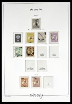 AUSTRALIA 1913-1995 Used with Antartica Cocos in 4 Albums Stamp Collection