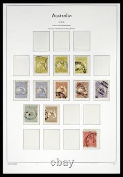 AUSTRALIA 1913-1995 Used with Antartica Cocos in 4 Albums Stamp Collection