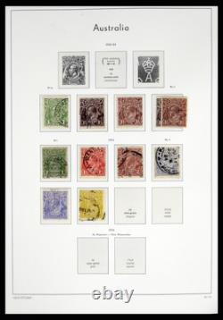 AUSTRALIA 1913-1995 Used with Antartica Cocos in 4 Albums Stamp Collection