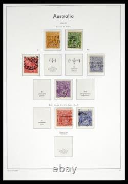 AUSTRALIA 1913-1995 Used with Antartica Cocos in 4 Albums Stamp Collection